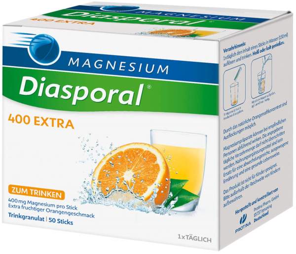 Magnesium Diasporal 400 extra Trinkgranulat 50 Stück