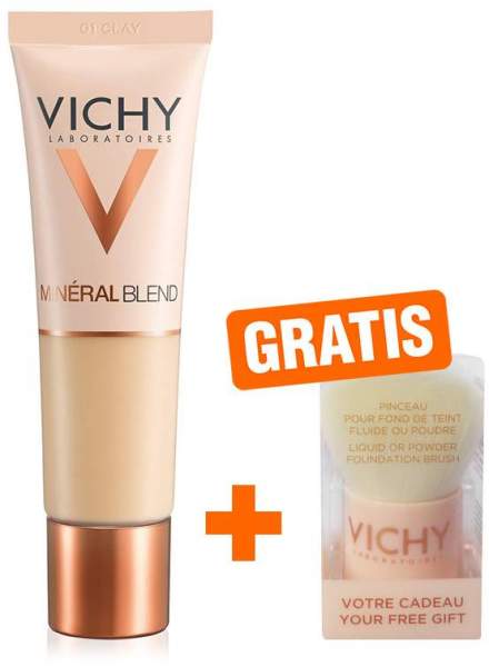 Vichy Mineralblend Make-up 01 clay + gratis Kabuki Blush 1 Stück