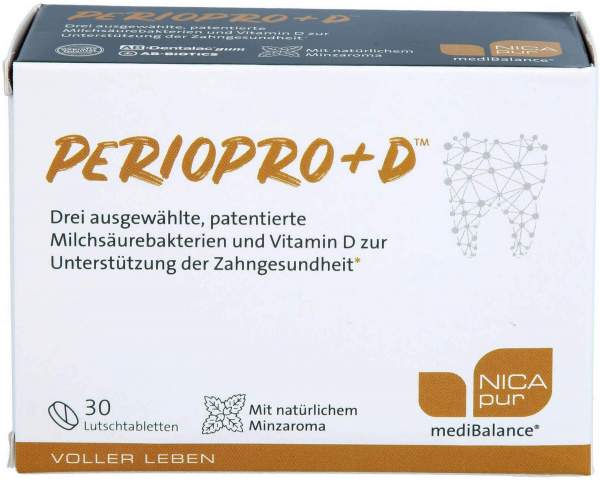 Nicapur mediBalance PerioPro+D 30 Lutschtabletten