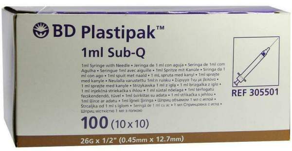 Bd Plastipak Spr.Sub-Q 26g