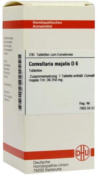 Convallaria Majalis D 6 200 Tabletten