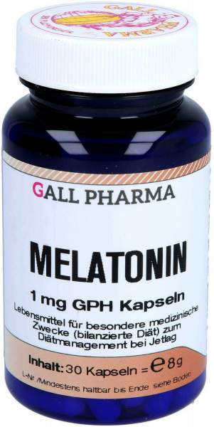 Melatonin 1 mg GPH 30 Kapseln