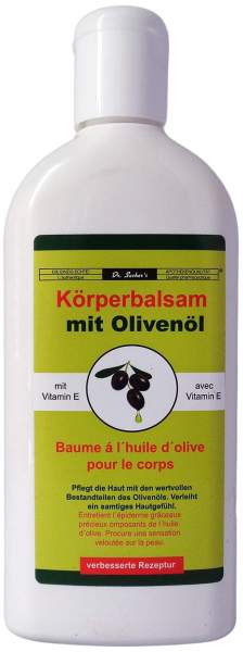 Olivenöl Körperbalsam Mit Vitamin E 250ml