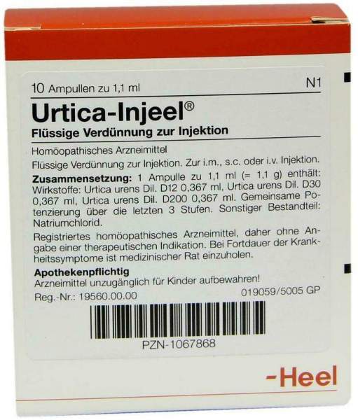 Urtica Injeel 10 Ampullen