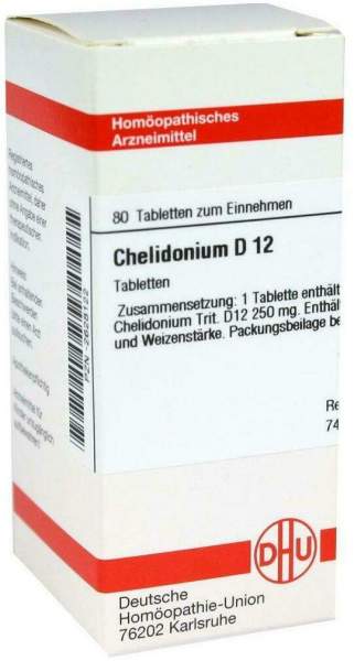 Dhu Chelidonium D12 80 Tabletten