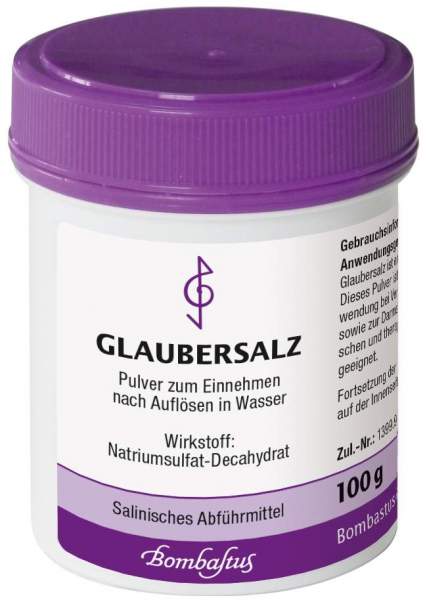Bombastus Glaubersalz 100 g Pulver