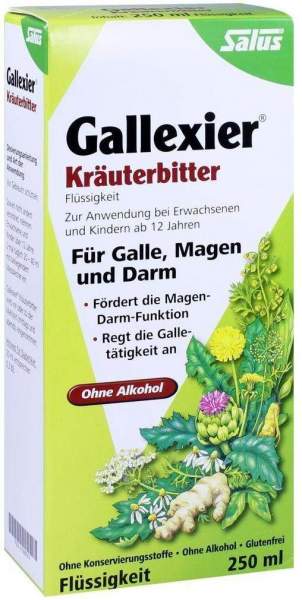 Gallexier Kräuterbitter Salus 250 ml Flüssigkeit