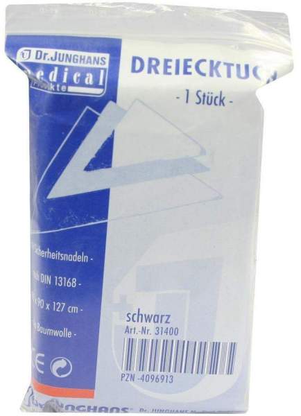 Dreiecktuch Schwarz 90 X 90 X 127 31400 1 Stück