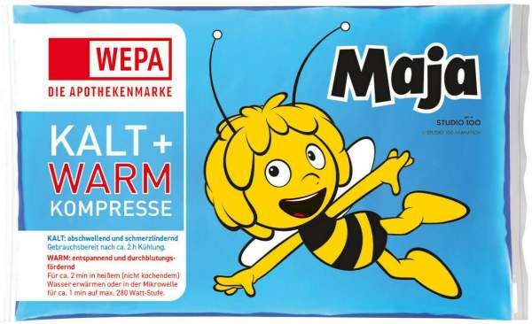 WEPA Kalt-Warm Kompresse 8,5 x 14,5 cm Die Biene Maja