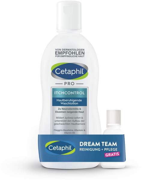 Cetaphil Pro Itch Control Waschlotion 295 ml + gratis Waschlotion 29 ml