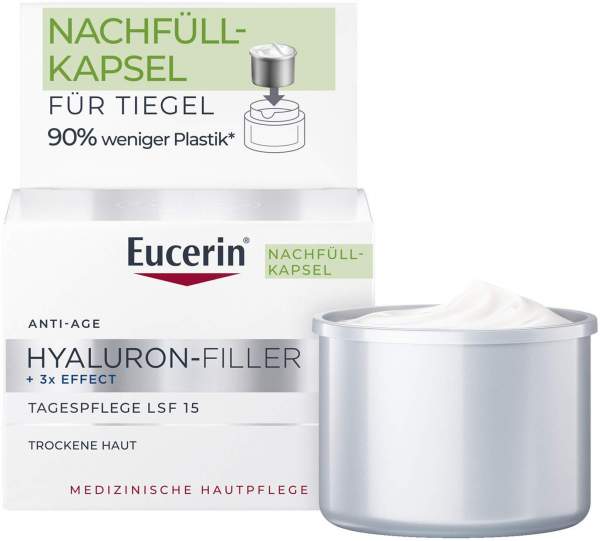 Eucerin Anti Age Hyaluron Filler Tagespflege Trockene Haut Refill 50 ml
