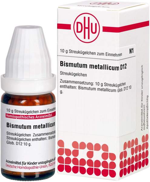 Bismutum Metallicum D 12 Globuli