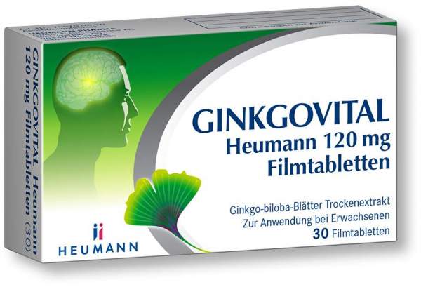 Ginkgovital Heumann 120 mg 30 Filmtabletten