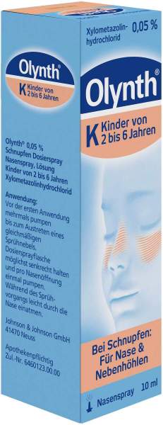 Olynth 0,05% für Kinder 10 ml Nasendosierspray