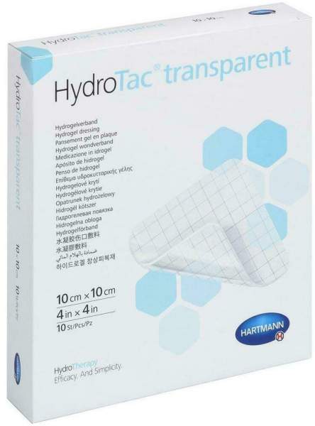 HYDROTAC transparent Hydrogelverb.10x10 cm