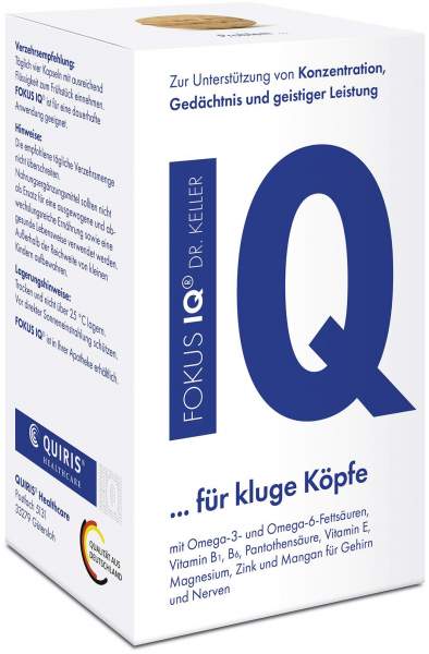 Fokus Iq Dr. Keller 120 Kapseln