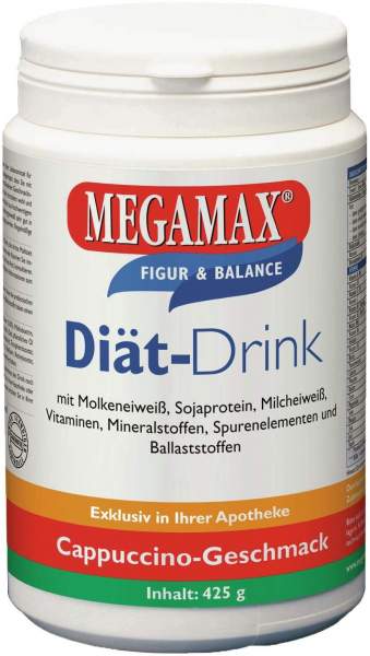 Megamax Diät-Drink Cappuccino 425g Pulver