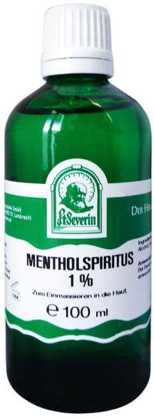Mentholspiritus 1% Einreibung 100 ml