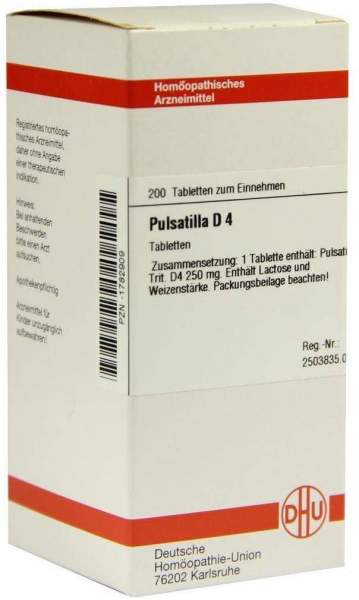 Pulsatilla D 4 200 Tabletten