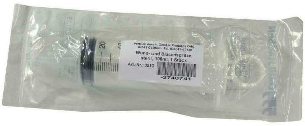 Wund - und Blasenspritze 100 ml Steril 1 Stück