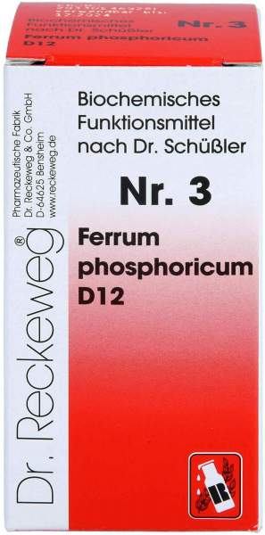 Biochemie 3 Ferrum Phosphoricum D 12 Tabletten
