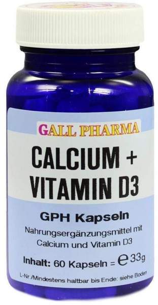 Calcium + Vitamin D3 Gph Kapseln 60 Kapseln