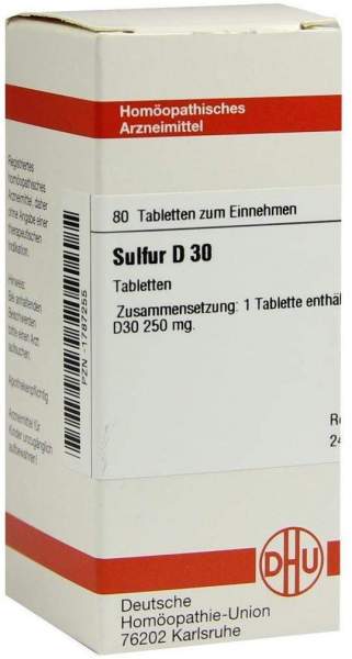 Dhu Sulfur D30 80 Tabletten