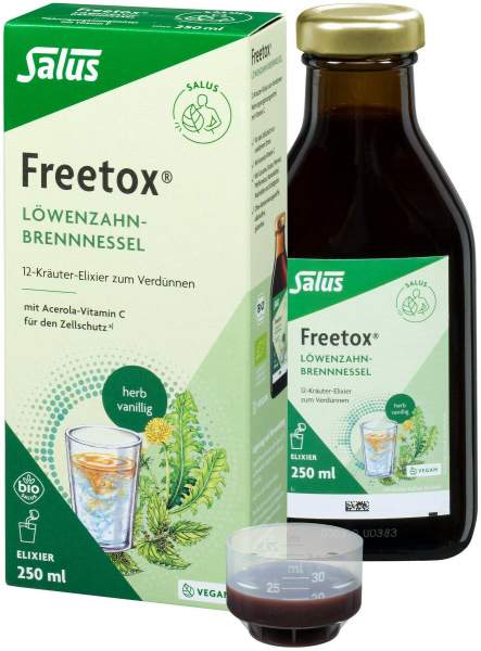 Freetox Löwenzahn-Brennnessel 12-Kräuter-Elixier 250 ml