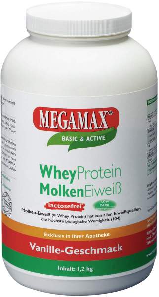 Wheyprotein Lactosefrei Vanille 1200 G Pulver