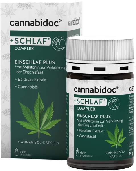Doc Phytolabor Cannabidoc + Schlaf Complex 60 Kapseln