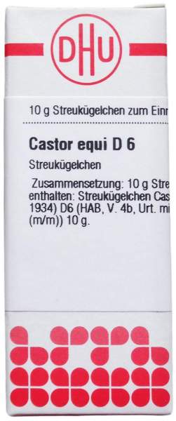 Castor equi D 6 Globuli 10 g