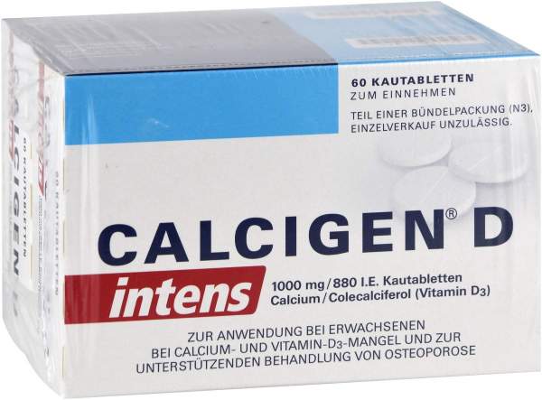 Calcigen D Intens 1000 mg 880 I.E. 120 Kautabletten