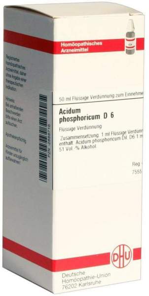 Acidum Phosphoricum D 6 50 ml Dilution