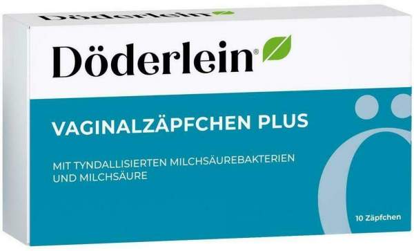 Döderlein Vaginalzäpfchen Plus Milchsäure + Lakobaz 10 Stück
