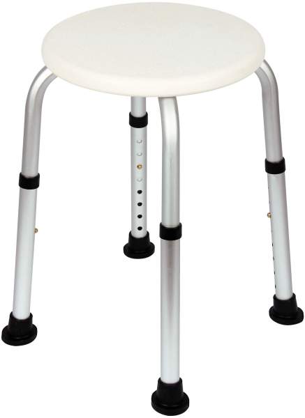 Duschhocker, höhenverstellbar, 1 Stück