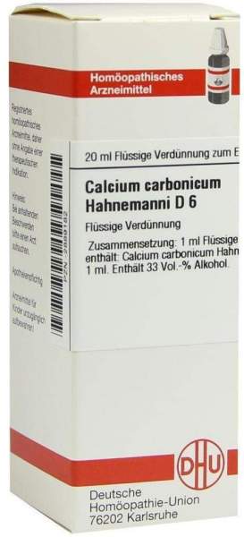 DHU Calcium carbonicum Hahnemanni D6 Dilution 20 ml
