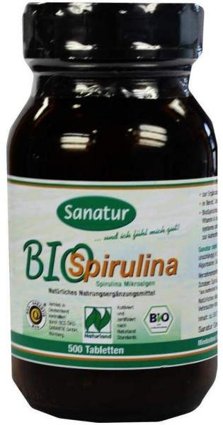 Biospirulina Aus Ökologischer Aquakultur Tabletten 500 Tabletten