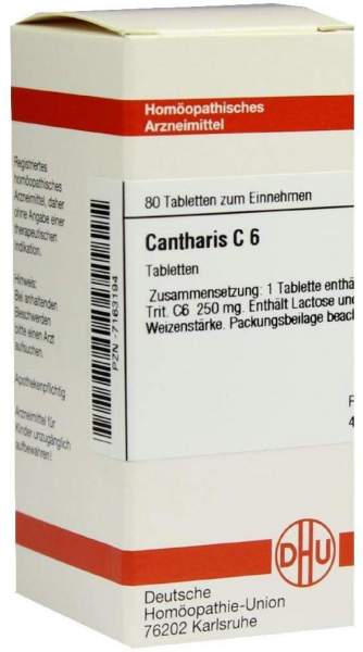 Cantharis C 6 Tabletten
