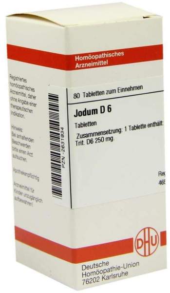 DHU Jodum D6 80 Tabletten