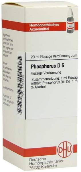 DHU Phosphorus D6 Dilution 20 ml