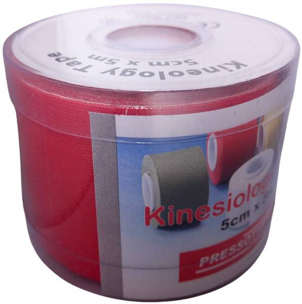 Pressotherm Kine-Med-Tape 5 Cmx5 M Rot