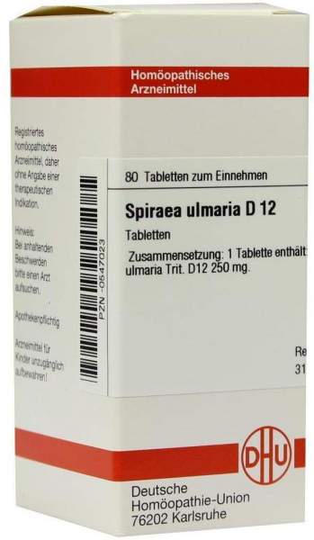 Dhu Spiraea Ulmaria D12 80 Tabletten