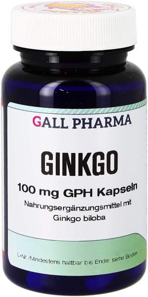 Ginkgo 100 mg Gph 60 Kapseln