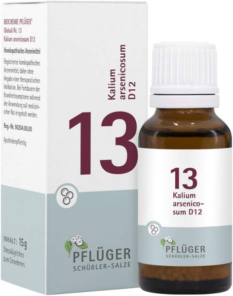 Biochemie Pflüger Nr. 13 Kalium Arsenicum D12 15 G Globuli