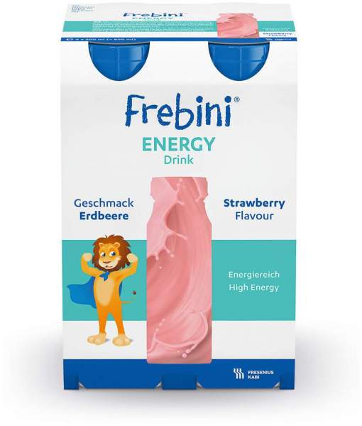 Frebini Energy Drink Erdbeere Trinkflasche
