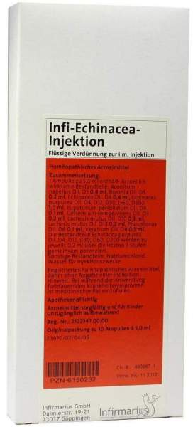 Infi Echinacea Injektion 10 X 5 ml Ampullen
