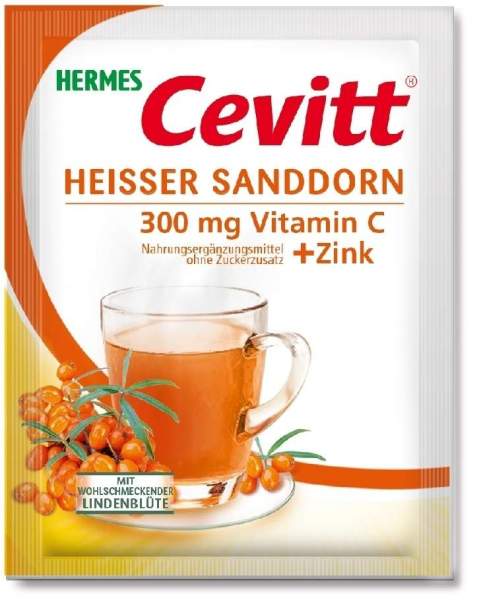 Hermes Cevitt Heisser Sanddorn 300mg Vitamin C Granulat 14 Beutel