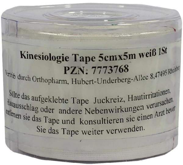 Kinesiologie Tape 5 Cmx5 M Weiß