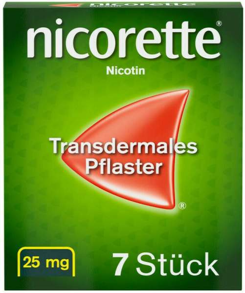 Nicorette TX Pflaster 25 mg 7 Matrixpflaster