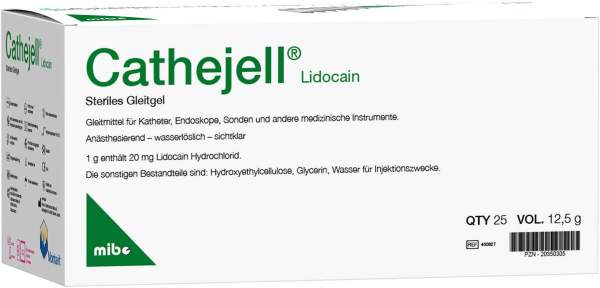 Cathejell Lidocain steriles Gleitgel 25 x 12,5 g